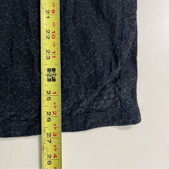 $278 Brochu Walker Skirt Women's S Black Silk Textured Knee Length - Picture 6 of 7